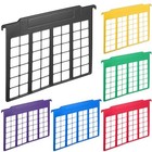 Pack File And Folder Dividers 11 X Inches Hanging Filing Cabinet 6 Multicolor