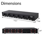 Vaiyer Speaker Selector 6 Channel Volume Control 900 W Dual Source Impedance