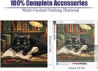 Diamond Painting Kits For Adults  Cat Book Diamond Art Kits For Beginners 5d Diy