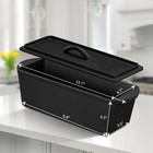 Cast Iron Bread Pan With Lid - 2lb Capacity  13x5 Inch  Large Pullman Loaf Pan F