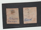 Mexico Scott  21 24 Used Fournier Forgery s