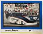 Signed Tom Hoover s  showtime  Pioneer Top Fuel Funny Car Racing Hero Handout