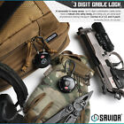  tsa Approved  Braided Cable Lock Gun Safe Bag Rifle Case Firearm Travel Luggage