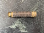 19th Century French Brass   Leather Antique Spyglass Nautical Telescope 3 Draw
