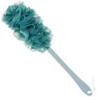 Long Handle Shower Loofah Back Scrubber Bath Body Brush On A Stick  Blue