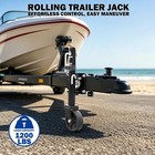 Towking 1200lb Boat Trailer Jack With Wheel 10 In Lift Utility