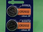 Sony Cr2032 Lithium 3v Battery  2pc