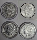 Lot Of 8 - Morgan Silver Dollars  1881-1897  Au unc 90  Silver  Beautiful Coins 