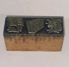 Furniture Tables Etc Vintage Printing Letterpress Printers Block Antique 