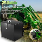 25gallon Hydraulic Fluid Reservoir Oil Tank For Tractors  Trucks   Log Splitt   