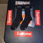 Brand New Supreme Black Socks Two Pack
