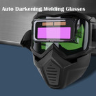 Auto Darkening Welding Glasses Adjustable Band Detachable Welder Mask Impact