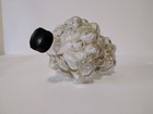      Vintage Clear Glass Grape Cluster Wine Bottle Decanter Flask Made In France 