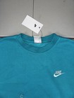 Nike Men   s Club Fleece Crew Sweatshirt Turquoise Blue Bv2662-345 Nwt Pick Size