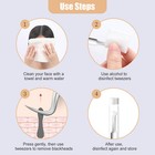 Blackhead Facial Acne Spot Pimple Remover Tweezer Curve Extractor Tool Comedone