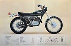 1973 Yamaha 250 Dt3 Enduro 4-page Brochure-nos Lit-1113-11-01 Dt250