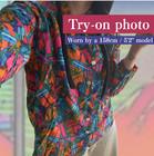 Geometric Psychedelic Shirt Handmade Style Grandma Core Retro Art Top S-m