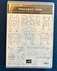 Stampin  Up Photopolymer clear Stamp Set Picturesque Peekaboo Farm Good Things