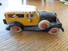 Original Antique 1930 s Hubley Cast Iron Take-apart 6 Wheel Sedan Car  nice 