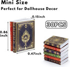 30 Pack 1 12 Scale Miniatures Dollhouse Books assorted Timeless Miniatures Books
