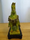 Chinese Tang Dynasty Style Sancai Warrior Horse Sculpture