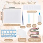 20 Sets Quilling Kit Diy Happy Quilling Cards For Beginner blank Greeting Car   
