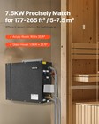 Vevor 7 5kw Steam Generator With Controller For Home Sauna Spa Auto Drain Kit