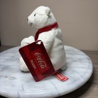 Coca-cola Polar Bear White Plush Stuffed Toy 6 Inch H