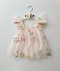 Baby Girl 1st Birthday Dress Party Dress Girls Fairy Tulle Dress Headband 
