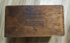 Wooden Dovetail Box Explosives 18 Inches  Old Collectible