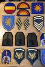Army Military Patches  Lot Of 28 Vintage Us Army