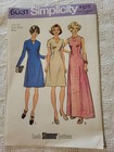 Vintage Simplicity 70   s Dress Sewing Pattern 6031 Sz 10 B 32 5 Factory Folded 