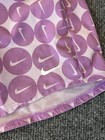 Nike One Shorts Girls Large Purple Dri-fit Training Running Polka Dot Print