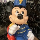 Vintage 1977 Walt Disney Mickey Mouse Band Leader Piggy Bank 