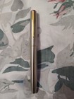 Parker Frontier Stainless Steel Fountain Pen Medium Gold Plated Nib Usa