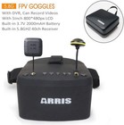 Arris Ev800d 5inch 5 8g Hd Dvr 800 X 480 Fpv Goggles W  Receiver Built-in Batter