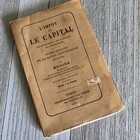 French Book Antique 1872 Uncut   L impot Sur Le Capital Paris