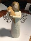 Willow Tree Angel Of Friendship Girl With Dog Puppy 5 h Lordi 1999 Demdaco