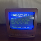 13  Tv Vcr Combo Vhs Player Retro Crt Tv Powers On For Repair Painted Cabinet