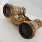Antique Lemaire Paris Golden Mother Of Pearl Opera Theater Glasses  binoculars