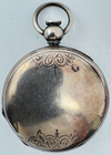 Antique 18 Size Waltham Early Hunter Pocket Watch Case Coin Silver Usa