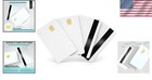 Versatile 100 Blank Pvc Smart Id Cards With High-security Emv Chip Technology