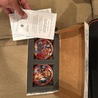 Michael Jordan Mini Plate Set W  Backboard Display Rack - Bradford Exchange 1997