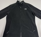 The North Face Fleece Jacket Women Xl Black  Full Zip Excellent Condition