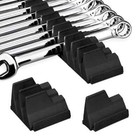 Ernst 5411m Modular Magnetic Wrench Rack Organizer  40 Tool  Black - Usa Made