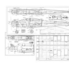Aero-star 40 Sport Trainer 62  Rc Model Airplane Printed Plans   Templates