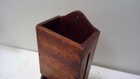 Antique Vintage Handmade Wooden Match Box Holder Match Dispenser Nice 
