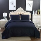 600-800-1000tc 100 egyptian Cotton All Bedding Items Navy Blue Solid  us Queen 