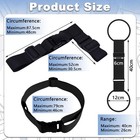 2 Pcs Luggage Straps For Suitcases  With 2 Pack Add A Bag Luggage Straps adju   