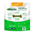 Minties Large Dog Dental Chews 36 Count Mint Flavor Plaque Tartar Control